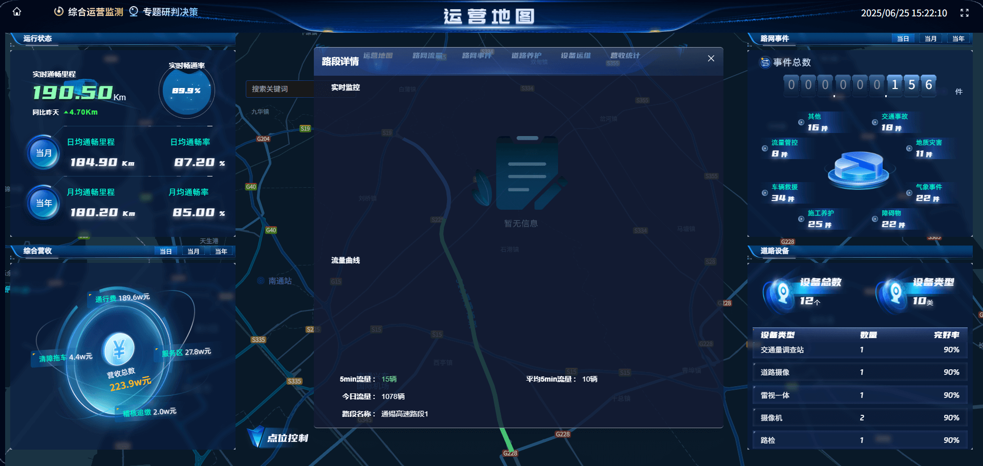 南通高速一张图-运营地图